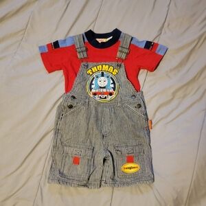 Thomas & Friends vintage Overall and t-shirt Set